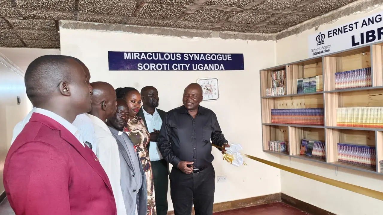 Library dedication in Soroti